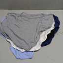 JUST MY SIZE womens Cool Comfort Cotton High 5-pack Briefs, Assorted, 12 US