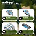7 Pieces Golf Clubs Set for Men & Women - Right Handed Complete Golf Clubs Full Set Includes Stand Bag with Rain Hood, 1# Driver, 5# Hybrid, 5# 7# 9# PW# Irons and Putter