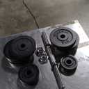 Yes4All 52.5 LB Adjustable Dumbbell, Cast Iron Weights for Home Gym with Bars, Plates, Collars, Hand Weight Single