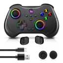 Coolaado Wireless Controller for Xbox/Swtich/PS3/4, Bluetooth Handheld Gaming Joysticks Gamepad Compatible With iPhone/Andriod Phones/PC (Black)