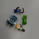 Jada Toys - Minecraft 4-Pack Collectible Figures - 2.5" Diecast Figures - Iconic Characters - Toys for Adults and Kids