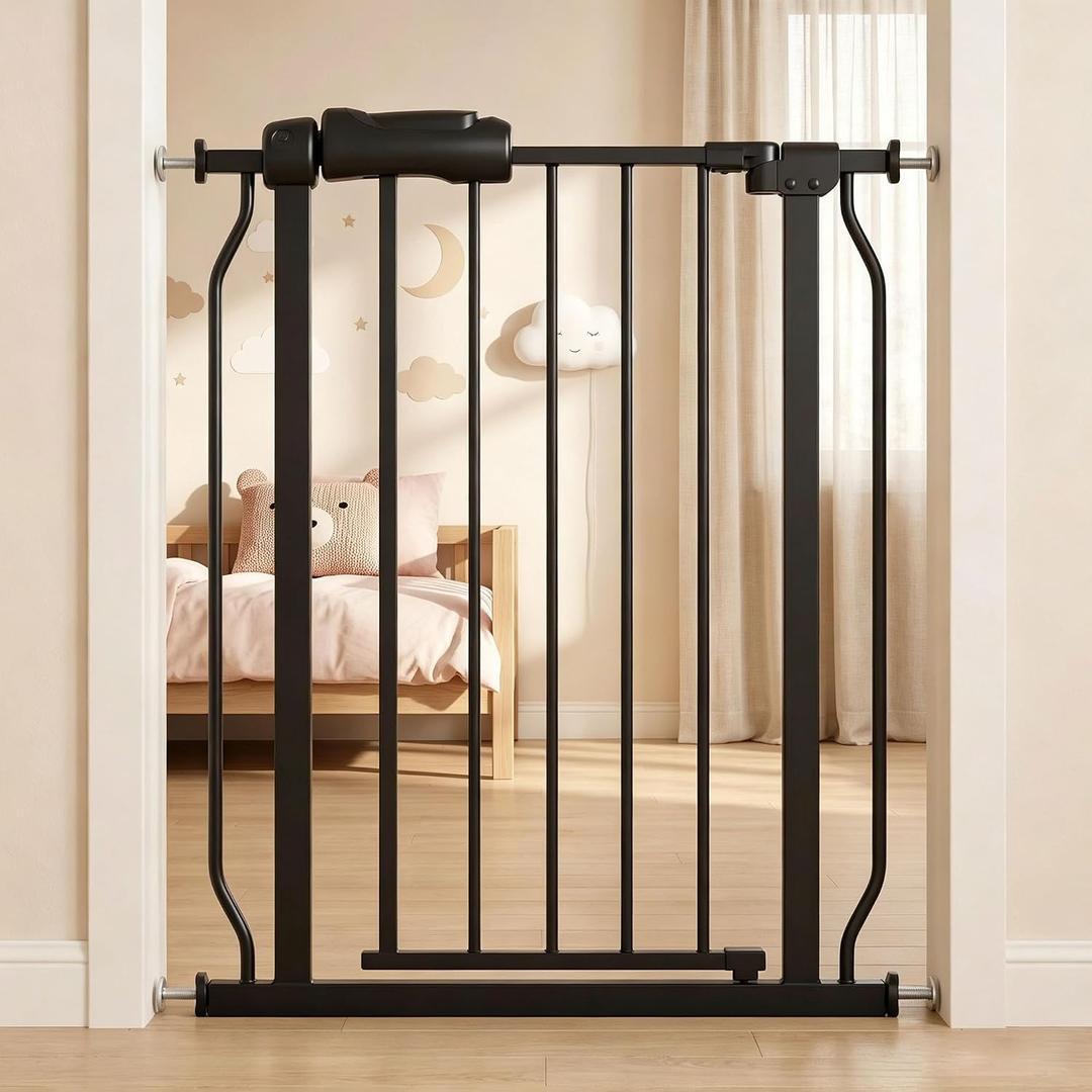 24-29 Inch Small Narrow Baby Gate for Doorways Stairs