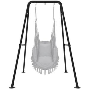 Amazon.com : Taleco Gear Swing Stand, Max Load 330lbs, Heavy Duty ,Outdoor or Indoor Hanging Hammock Chair Stand only,Hammock Chair not Include(Black) : Patio, Lawn & Garden