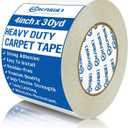Heavy Duty Carpet Tape Double Sided 4 INx30YD Rug Tape for Area Rugs on Carpet, Perfect Rug Gripper for Holding Area Rugs, Hardwood Floors, Outdoor Rugs, Stair Treads, White