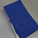 T-fal Solid & Checked Parquet Kitchen Towels: Highly Absorbent, Super Soft Long Lasting - 100% Cotton, 16"x26" Dish Towels for Cleaning & Drying Dishes, Pans, Glassware, or Countertops, (2-Pack), Blue