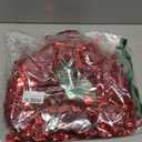 CCINEE 3 Pack Prelit Valentine's Day Heart Shaped Wreath With Lights - Red Tinsel Wreath With Foil Heart - Lighted Hanging Valentines Decoration for Front Door, Wall, Indoor, Outdoor Party Favor