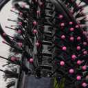 Dual Voltage Hair Dryer Brush for European Travel, 120V - 240V One Step Hair Dryer and Styler Volumizer, Professional Blow Dryer Brush with Negative Ion Anti-frizz for Drying, Straightening, Salon