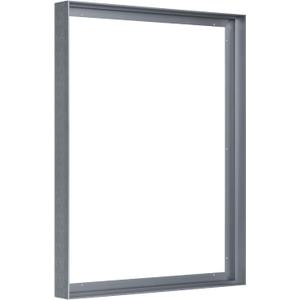 Floating Frame for 24x36 Canvas Paintings, 1.5" Deep DIY Floater Frames for Modern Abstract Wall Art Flower Floral Prints, Minimalist Home Gallery Show Exhibition Decor (Gray)