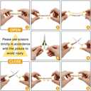 6PCS Folding Scissors, Portable Stainless Steel Travel Scissors, Glasses-Shaped Mini Shear with 3 Colors for Home Office Friends Families (Rose Gold, Gold, Silver)