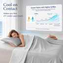 Cooling Comforter for Hot Sleepers, Queen 90x90, Silver Gray | Cooling blanket feel, Q-Max >0.4 cool touch, double-sided cooling, Sorona fill, for night sweats, lightweight & breathable