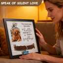 Dog Memorial Gifts for Loss of Dog, Pet Loss of Dog Sympathy Gift, Pet Memorial Frame with Collar Holder, Pet Cat Passed Away Photo Display Dog Remembrance Frame