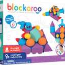 Blockaroo Magnetic Foam Building Blocks 50-Piece Set, Bath & Bathtub Toys for Toddlers, Sensory STEM Building Blocks for Kids Ages 3-5, One Size