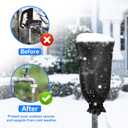 2 x Outdoor Faucet Cover for Winter Freeze Protection 22" x12" Water Faucet Cover Socks Waterproof Insulated Spigot Outside Faucet Freeze Protector (2 Pack)