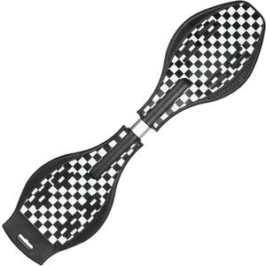 Caster Board, Deluxe Junior Skateboard with Illuminating Wheels for More Excitement, Fun and Visibility, Twist board for Kids 8+, Upgrade Color