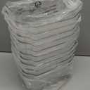 12 Pack Clear Plastic Storage Bins, Acrylic Organizer and Containers with Handle for Pantry, Cabinet, Closet, Refrigerator, Freezer, Bathroom, Kitchen Under Sink Storage