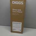 Diggs Snooz Memory Foam Dog Bed - Ideally Sized Revol Dog Crate Pad - Premium Orthopedic Pet Bed for Crate or Home - Grey, Medium