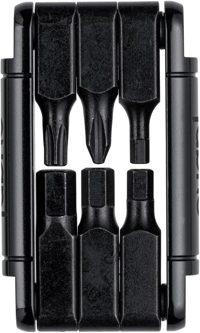 Fabric 6 IN 1 - Foldable Multitool for Cycling: 6 in 1 - Hex keys, Torque, Screwdriver - Compact Bike Repair Tool - Black