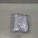 Kingrol 200 Ct Mini Dessert Plates, 3-1/8 x 2-5/8 Inches Clear Disposable Plastic Tray