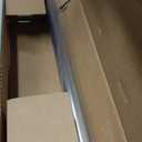 Ivilon Drapery Treatment Window Curtain Rod - Acrylic Ball 1 inch Pole. 48 to 86 Inch. Satin Nickel