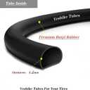 700x38c/700x40c Bike Tube FV48mm Presta Valve 2 Pack Road Bicycle Inner Tubes with 2 Tire Levers Premium Butyl Rubber Gravel Bike Tubes