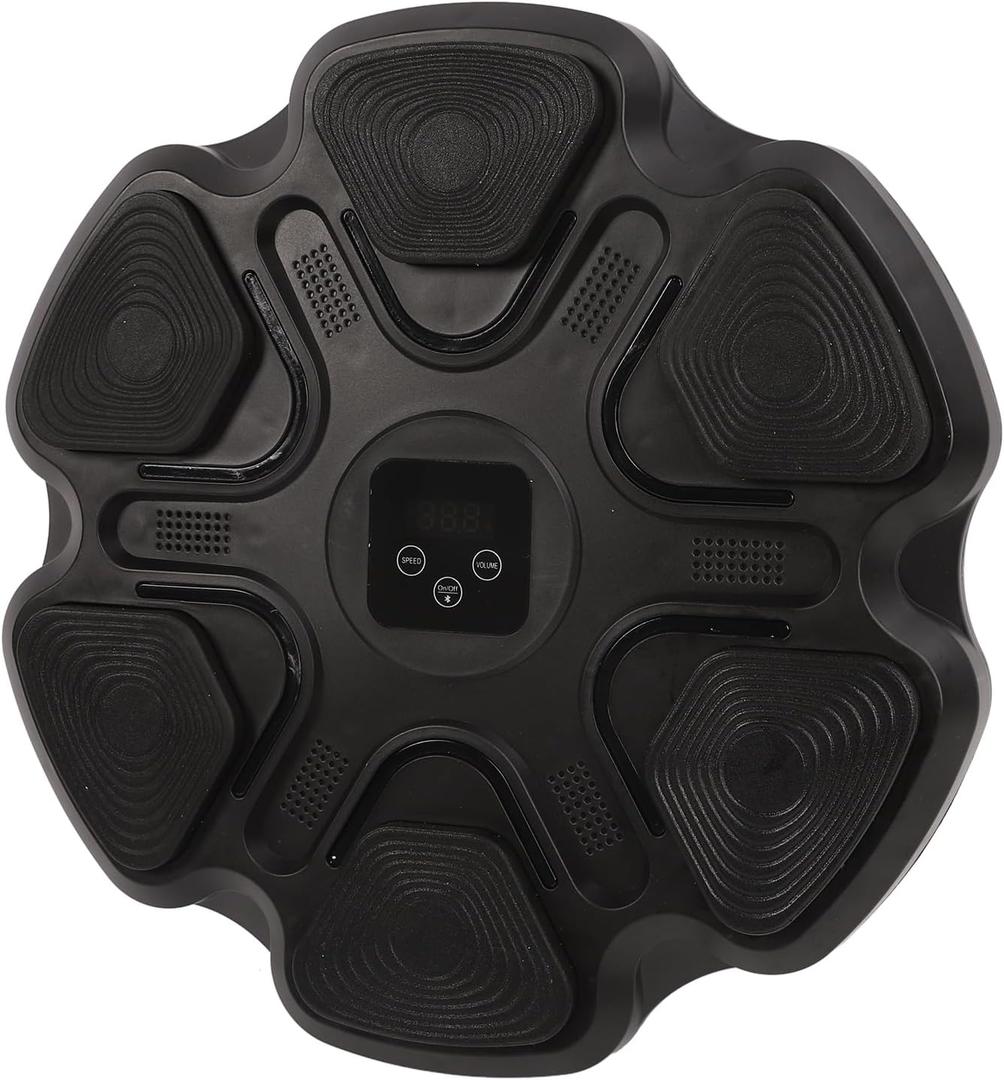 Music Boxing Machine Smart Music Boxing Trainer with Training Response Rhythm Training Wall Mounted Musical Exercise Machine for Home (Adult Boxing Gloves)