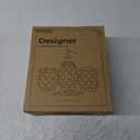 Comfify 4-Piece Bathroom Accessory Set - Ceramic Bath Set with Blue Glossy Finish - Modern Vanity Accessories Including Soap Dish, Tumbler, and Toothbrush Holder