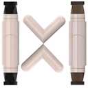 2 Pcs Gel Eyeliner Pencil Set, 2025 New Foldable Eyeliner Stamp for Perfect Wings, Waterproof Eyeliners Tool, Smudge Proof Eyeliners Pen for Beginners