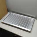 HVAC Premium 16"W x 26"H Aluminum Exterior Gable Louver Vent for Walls & Crawlspace - Weather-Resistant Air Grille with Screen Mesh - [Outer Dimensions 17.75"W x 27.75"H]