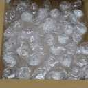 JOLLY CHEF 48 Pack Stemless Plastic Champagne Flutes 9 oz, Crystal Clear Stemless Plastic Toasting Glasses, Clear Disposable Unbreakable Drinkware Ideal for Wedding, Birthday, Party, Thanksgiving