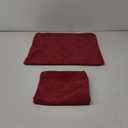 MIULEE Wine Red Couch Pillow Covers 18x18 Inch, Set of 2 Soft Chenille Decorative Square Throw Pillow Covers Farmhouse for Sofa Living Room Bed (18" x 18" (Pack of 2), Wine Red)