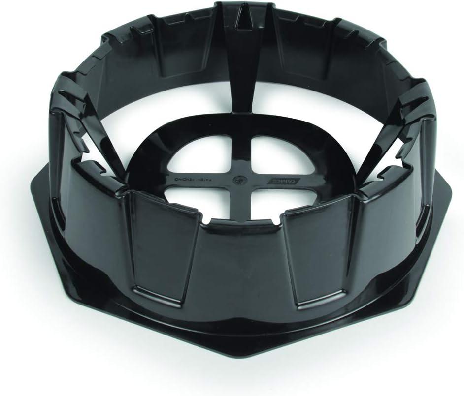 Camco Cylinder Stabilizing Base for 20 lbs and 30 lbs Propane Tank | Keeps Cylinder in Place During Storage or Travel | Black (57237)