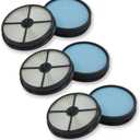 PUREBURG 440005515 440005516 Replacement Filter Set Compatible with Hoover UH72460 Air Lite Corded Bagless Multi-Cyclonic Lightweight Upright Vacuum,Air Clean Dust,3-Pack (6 Filters)