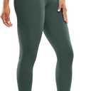 CRZ YOGA Butterluxe Yoga Leggings 25" - High Waisted Buttery Soft Womens Workout Lounge Pants (Small, Dark Forest Green)