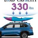 330lbs All-Metal Roof Rack Cross Bars Fit for Subaru Forester 2014-2026, Heavy Duty Aluminum Extended Crossbars for Cargo Carrier, Lock-Free Design