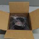 Zanritelit Cast Aluminum Pier Mount Base, 3" Diameter Pier Mount Adapter for Outdoor Post Light, Black Pier Mounting Base for Deck Porch Patio