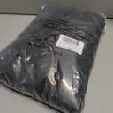 LURKA Rectangle PU Leather Table Cover/Tablecloth with Elastic Fitted Edge  Waterproof, Oil-Proof, Scratch-Resistant, Wipeable Protector for Dining, Kitchen, Outdoor Picnic, Party (Black, 6FT) (72" x 30" (Rectangular))