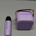 Karaoke Machine for Kids, Toys for 3-12 Years Old Girls Gifts, Kids Karaoke Microphone Machine Toy, Best Fun Christmas Birthday Gifts for 5 6 7 8 9 10 11 Years Teens Girl Boys Purple 2 Mic