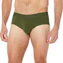 Amazon Essentials Mens Cotton Jersey Brief Underwear (Available in Big & Tall) (Medium, Dark Olive/Royal Blue/Grey Heather)