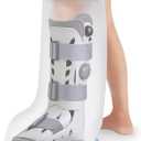 Waterproof Extra Wide Leg Cast Cover for Shower Adults, Extra Large Half Leg Shower Cover with Non-Slip Bottom, Watertight Foot Protector for Plus Size Adults Surgery Shower Boot,