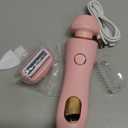 Livora Electric Shaver for Women, Glide Pro 3.0 Razor for Women,Cordless Electric Shaver 2in1 Wet&Dry Painless Hair Removal for Legs/Underarm/Bikini with Removable Head Travel Case (Pink)