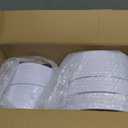 bUCLA 200PCS White Plastic Plates - Heavy Duty White Disposable Include 100 Dinner 10inch & 100 Dessert 7inch Plates, Ideal for Wedding&Party