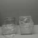 ClearSpace Clear Plastic Storage Bins  Pantry Organizers & Storage Containers, Cabinet Organizer - Home Organization Must Haves for Kitchen, Laundry Room, Office, Closet, Garage & Freezer (4 Pack)