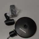 BILIONE 3 in 1 Multi Function Desktop Microphone Stand, Adjustable Table Mic Stand with Microphone Clip, Cell Phone Clip, 5/8" Male to 3/8" Female Metal Adapter