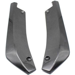 2 Pcs Car Rear Bumper Lip for Chevrolet Cruze Sedan II 2016-2018, Canard Diffuser Protector Rear Bumper Diffuser Car Accessories,Carbon Fiber