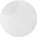 KoKo&Yukina 6 Inch Milk White Glass Globes Shade Frosted Replacement Glass Shades  2.67" Fitter Opening  Lighting Fixture Replacement