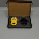 PREXISO Multi Surface Laser Level LED Light Vial, 30Ft Horizontal & Vertical Line Laser with Wall Mount Base, 2 Pins, 10 Sticker, 2 AA Batteries for Hanging Frames & Picture, Construction Wall Writing