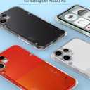 Foluu Clear Case for Nothing CMF Phone 2 Pro - Slim Fit Scratch Resistant TPU Silicone Reinforced Corners Protective Cover for Nothing CMF Phone 2 Pro 2025