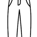 Black Pants, Black, S