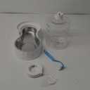 RIZZARI Dog Water Bowl Dispenser: 5L Automatic Stainless Steel Gravity Feeder - Large Capacity for 8-20 LB Cats with Joint Spine Pain - for Kitchen Bedroom (['White'])