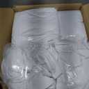 6FT White Table Cloth - 10 Pack Fitted Stretch Rectangle Spandex Tablecloth, Washable Table Cover for Party, Picnic, Wedding, Banquet, Birthday and Festival(30" x 72")